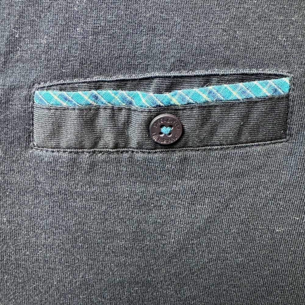 Steel & Jelly Dark Blue Shirt with Light Blue Details size Small - Picture 4 of 8